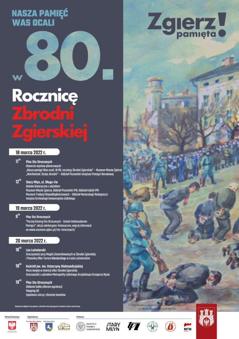 80. rocznica Zbrodni Zgierskiej